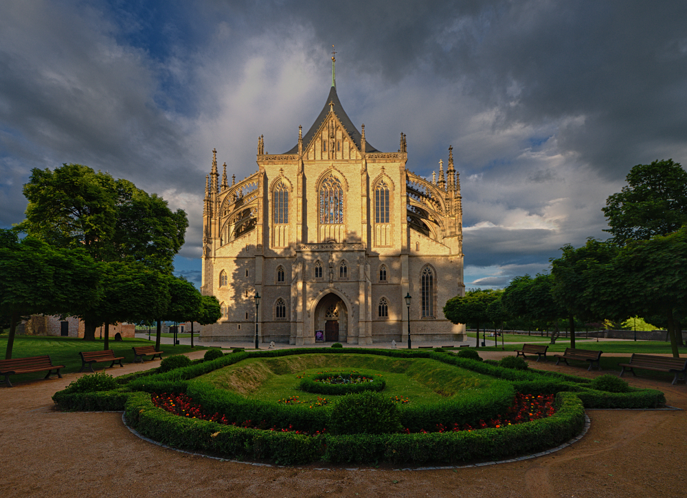 Church of St. Barbara on spring